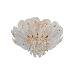 Люстра потолочная 5048/7 HALL Odeon Light золото/прозрачный/янтарный/металл/хрусталь/стекло Люстра E14 7*40W PAROTI