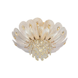 Люстра потолочная 5048/7 HALL Odeon Light золото/прозрачный/янтарный/металл/хрусталь/стекло Люстра E14 7*40W PAROTI