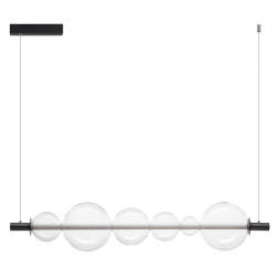 Светильник подвесной 5671/13L LEDIO Lumion чёрный Светильник подвесной LED 13W жел, синий, фиол свет 845Лм 220V MIAMI