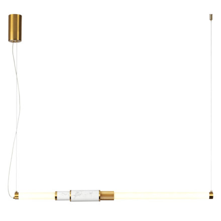Подвесной светильник 4359/14L MIDCENT Odeon Light белый мрамор/антич. бронза/металл/акрил IP20 LED 14W 3000K 220V MARMI
