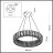 Люстра 5071/70L HALL Odeon Light золото/прозрачный/металл/хрусталь/стекло Люстра LED 70W 3700K VERSION