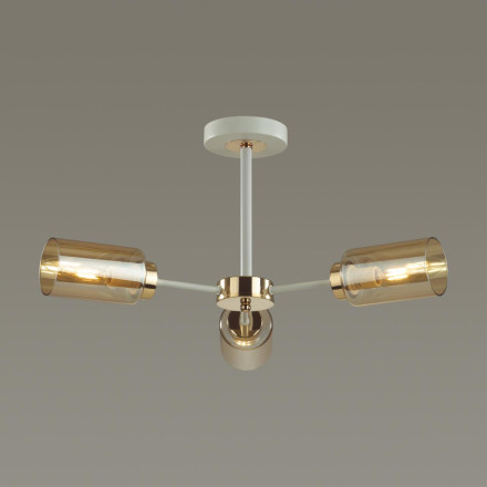 Люстра потолочная 5639/3C COMFI Lumion белый, золотой Люстра потолочная E14 3*40W 220V DALLIN