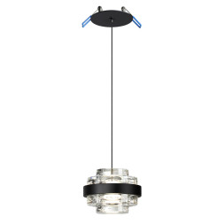 Подвес 5031/6L L-VISION Odeon Light чёрный/металл/акрил Подвес LED 6W 4000K 432лм KLOT