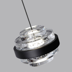 Подвес 5031/6L L-VISION Odeon Light чёрный/металл/акрил Подвес LED 6W 4000K 432лм KLOT