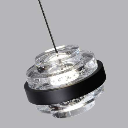 Подвес 5031/6L L-VISION Odeon Light чёрный/металл/акрил Подвес LED 6W 4000K 432лм KLOT