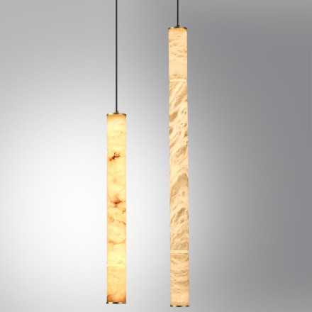 Подвесной светильник 6674/20L L-VISION Odeon Light латунь/металл/алебастр IP20 LED 20W 900Лм 3000K/4000K MARBELLA
