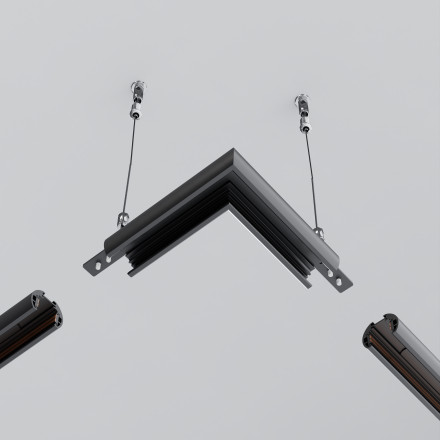 Аксессуар Technical TRAM034CL-R-41B Maytoni Technical Магнитная трековая система 23мм EXILITY Accessories for tracks Exility Черный