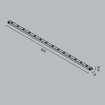 Трековый светильник Technical TR174-1-24WTW-M-B Maytoni Technical Низковольтная трековая система 15мм BASITY Points Черный LED 0