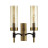 Бра 6538/2W CLASSI Lumion чёрный, латунь Бра E14 2*40W 220V SHARON