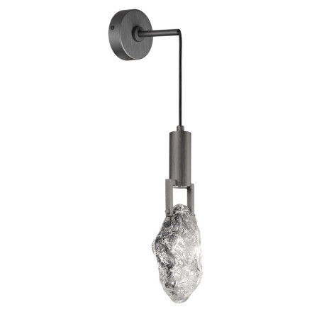 Настенный светильник 6695/5WL MIDCENT Odeon Light брашир. черный/металл/стекло IP20 LED 5W 200Лм 3000K LIA