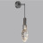 Настенный светильник 6695/5WL MIDCENT Odeon Light брашир. черный/металл/стекло IP20 LED 5W 200Лм 3000K LIA