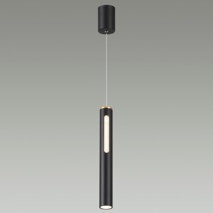 Подвесной светильник 6643/7L HIGHTECH Odeon Light черный/золото/металл/акрил Подвесной светильник IP20 LED 9W 3000K 220V MALI