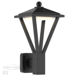 Настенный светильник 6655/15WL NATURE Odeon Light черный/металл Уличный настенный светильник IP54 LED 15W 4000K AC85-265V BEARIT