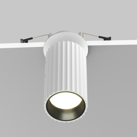 Встраиваемый светильник Technical C110CL-01-GU10-W Maytoni Technical Ceiling Calipso Белый GU10 0