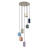 Люстра каскадная 5053/7 PENDANT Odeon Light цвет слонов.кости/мультиколор/металл Подвес GU10 LED 7*4W OVALI