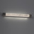 Настенный светильник 6680/12WL HIGHTECH Odeon Light брашир черн/металл/хрусталь IP20 LED 12W 600Лм 4000K MIRADA
