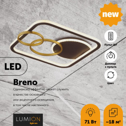 Потолочная люстра Breno 5246/71CL Lumion