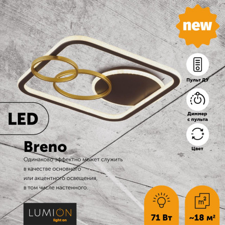 Потолочная люстра Breno 5246/71CL Lumion