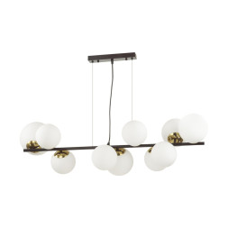 Люстра 6508/10 MODERNI Lumion чёрный, белый, бронза Люстра E14 10*40W 220V MELONA