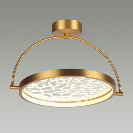 Потолочный светильник поворотный 6627/36CL MIDCENT Odeon Light античная бронза/металл/акрил LED 36W 3000K 220V SOLARIS