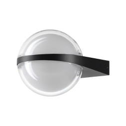Уличный настенный светильник 6652/12WL NATURE Odeon Light черный/металл/акрил IP65 LED 12W 4000K AC85-265V TILDA
