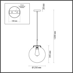 Подвесной светильник Trevor 4590/1A Lumion