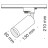Трековый светильник Track lamps TR004-1-GU10-RG Maytoni