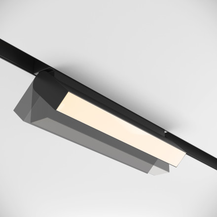 Трековый светильник Technical TR075-2-20W3K-B Maytoni Technical Магнитная трековая система 35мм GRAVITY Basis Rot Черный LED 3000