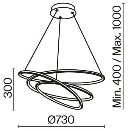 Подвесной светильник Maytoni MOD100PL-L88WK1 Maytoni Modern Modern Nola Белый LED 0