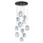 Люстра каскадная 5039/11 MODERN Odeon Light черный/перламутровый/металл/стекло Люстра каскадная G9 11*40W MUSSELS