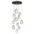 Люстра каскадная 5039/11 MODERN Odeon Light черный/перламутровый/металл/стекло Люстра каскадная G9 11*40W MUSSELS