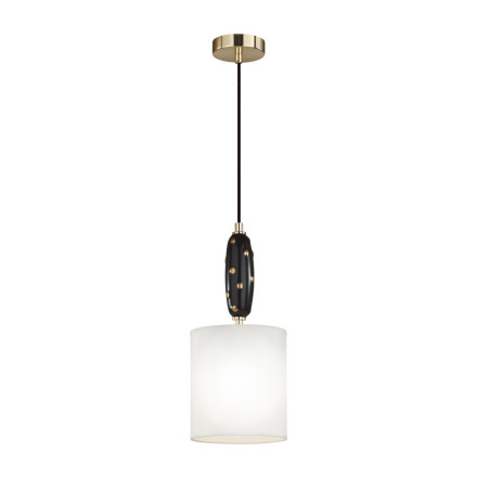 Подвес 5424/1 MODERN Odeon Light EXCLUSIVE золотой/черный/белый/металл/керамика/ткань Подвес E14 1*40W POLLEN