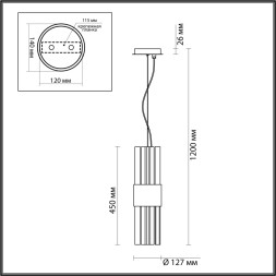 Подвесной светильник Viketa 4786/2 Odeon Light