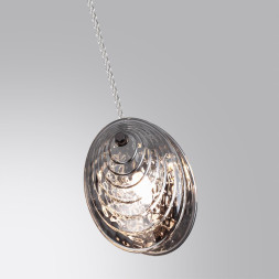 Подвес 5038/1A MODERN Odeon Light черный/дымчатый/металл/стекло Подвес G9 1*40W MUSSELS