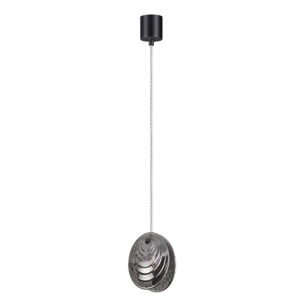 Подвес 5038/1A MODERN Odeon Light черный/дымчатый/металл/стекло Подвес G9 1*40W MUSSELS
