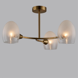 Люстра потолочная 6514/3C MODERNI Lumion латунь Люстра потолочная E14 3*40W 220V KENDALL