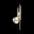 Бра 6537/1W MODERNI Lumion золотой Бра G9 1*25W 220V GEORGIA