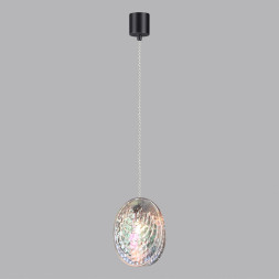 Подвес 5039/1 MODERN Odeon Light черный/перламутровый/металл/стекло Подвес G9 1*40W MUSSELS