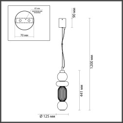 Подвесной светильник Beans 4826/18L Odeon Light