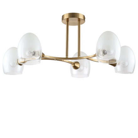 Люстра потолочная 6514/5C MODERNI Lumion латунь Люстра потолочная E14 5*40W 220V KENDALL