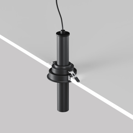 Встраиваемый светильник Technical C140RS-L200-7W3K-B Maytoni Technical Ceiling Focus T Черный LED 3000