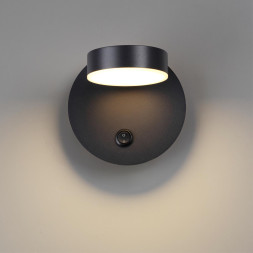 Бра 5633/7WL LEDIO Lumion чёрный Бра LED 7W 3000K 230Лм 220V LARK