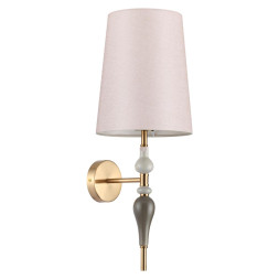 Бра 5040/1W CLASSIC Odeon Light античн.бронза/беж.абажур/металл/керамика Бра E27 1*60W HOMI