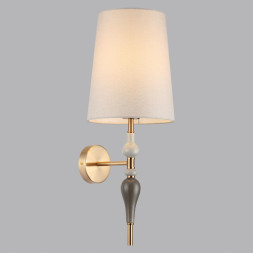 Бра 5040/1W CLASSIC Odeon Light античн.бронза/беж.абажур/металл/керамика Бра E27 1*60W HOMI