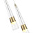 Бра 5043/24WL L-VISION Odeon Light глянц.золото/прозрачный/металл/стекло Бра LED 24W 3000K 2536Лм LUMP