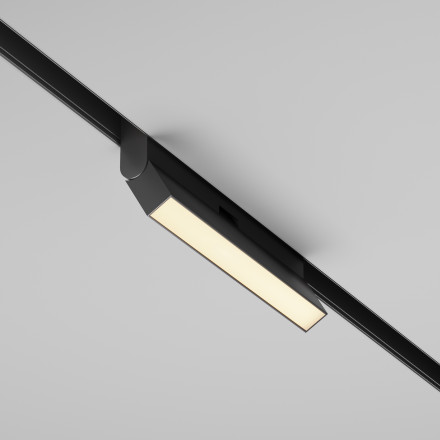 Трековый светильник Technical TR036-2-12W2.7K-B Maytoni Technical Магнитная трековая система 23мм EXILITY Basis Rot Черный LED 2700