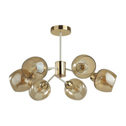 Люстра потолочная 5650/6C COMFI Lumion белый, золотой Люстра потолочная E27 6*60W 220V ODELL