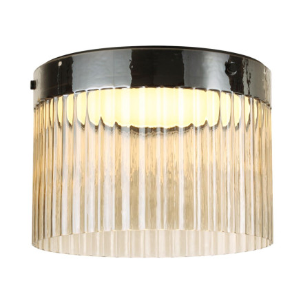 Потолочный светильник 5047/24LC L-VISION Odeon Light черный/светл.янтарный/металл/стекло LED 24W 4000К 2715Лм PILLARI