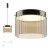 Потолочный светильник 5047/24LC L-VISION Odeon Light черный/светл.янтарный/металл/стекло LED 24W 4000К 2715Лм PILLARI