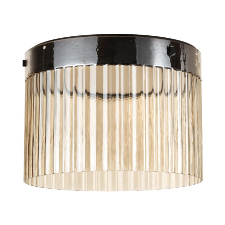 Потолочный светильник 5047/24LC L-VISION Odeon Light черный/светл.янтарный/металл/стекло LED 24W 4000К 2715Лм PILLARI